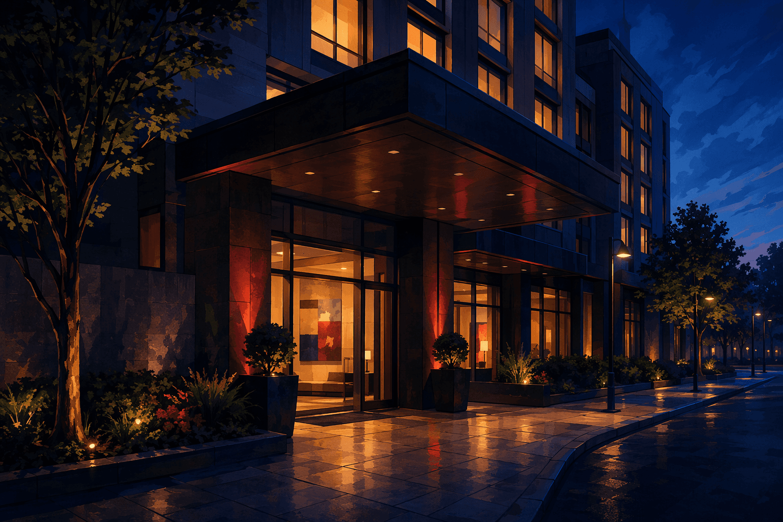 New Hotel - illustration, Jake Team LLC