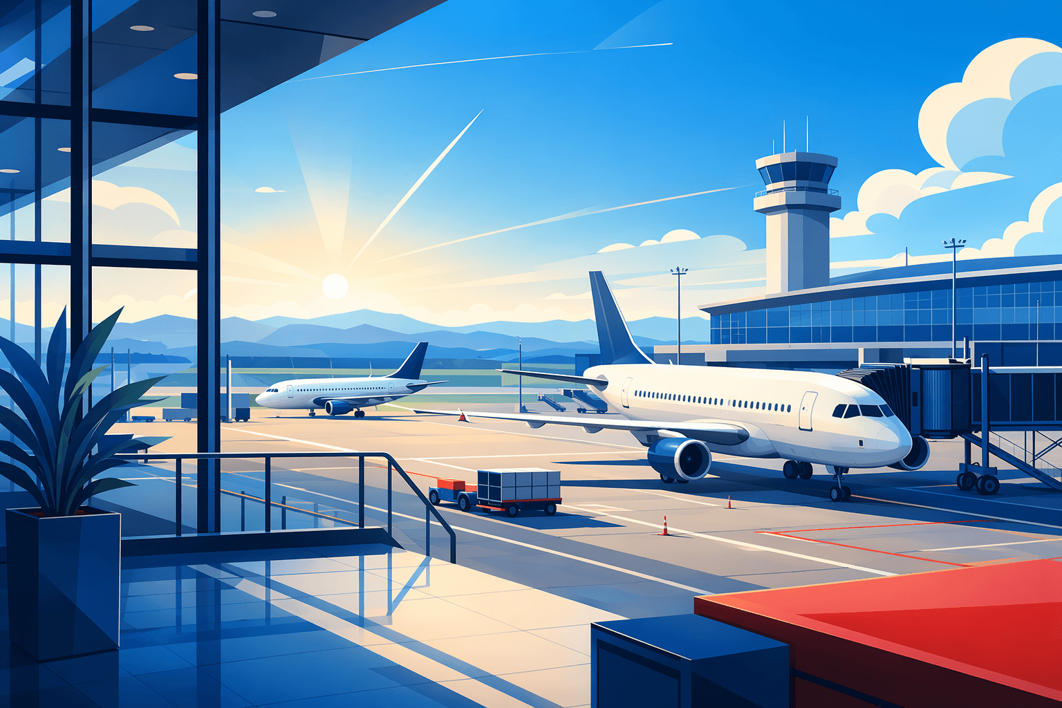 Airport expansion - illustration, Jake Team LLC