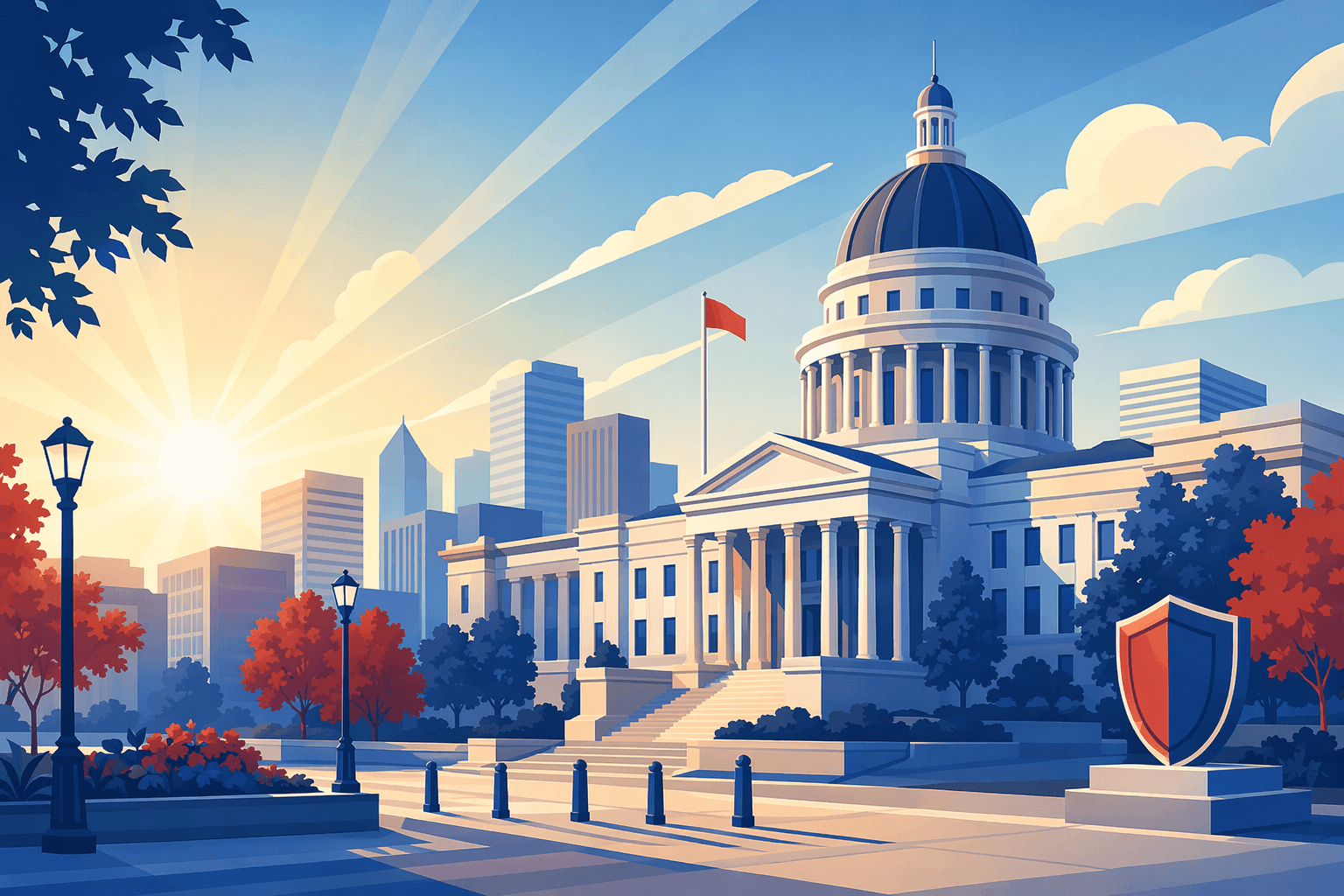 Civic Surveillance Infrastructure - illustration, Jake Team LLC