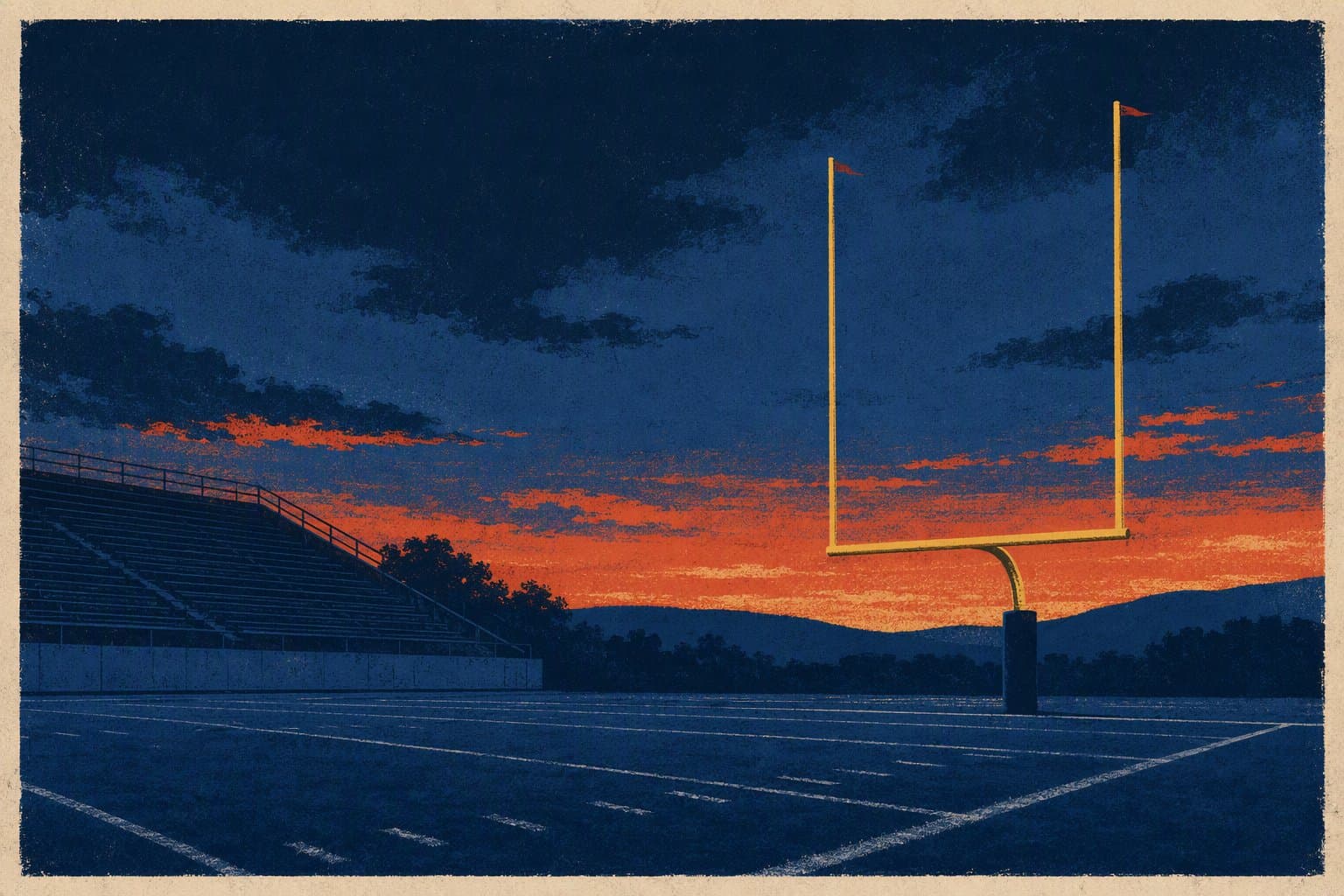 Field Goal Victory - illustration, Jake Team LLC
