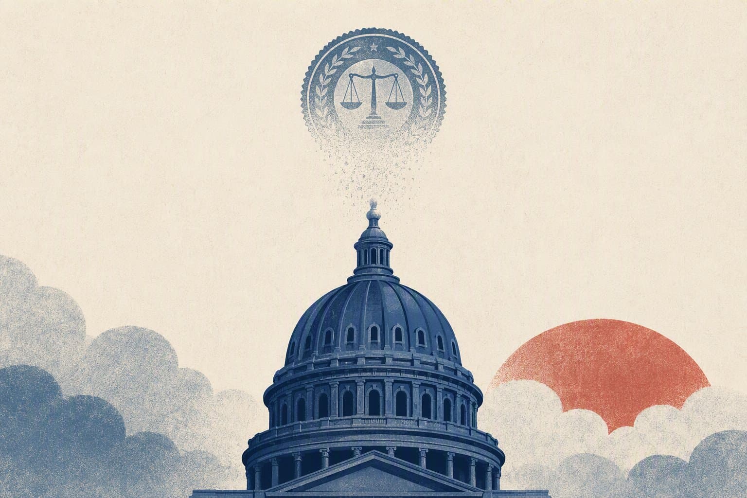 Civic Funding Halt - illustration, Jake Team LLC