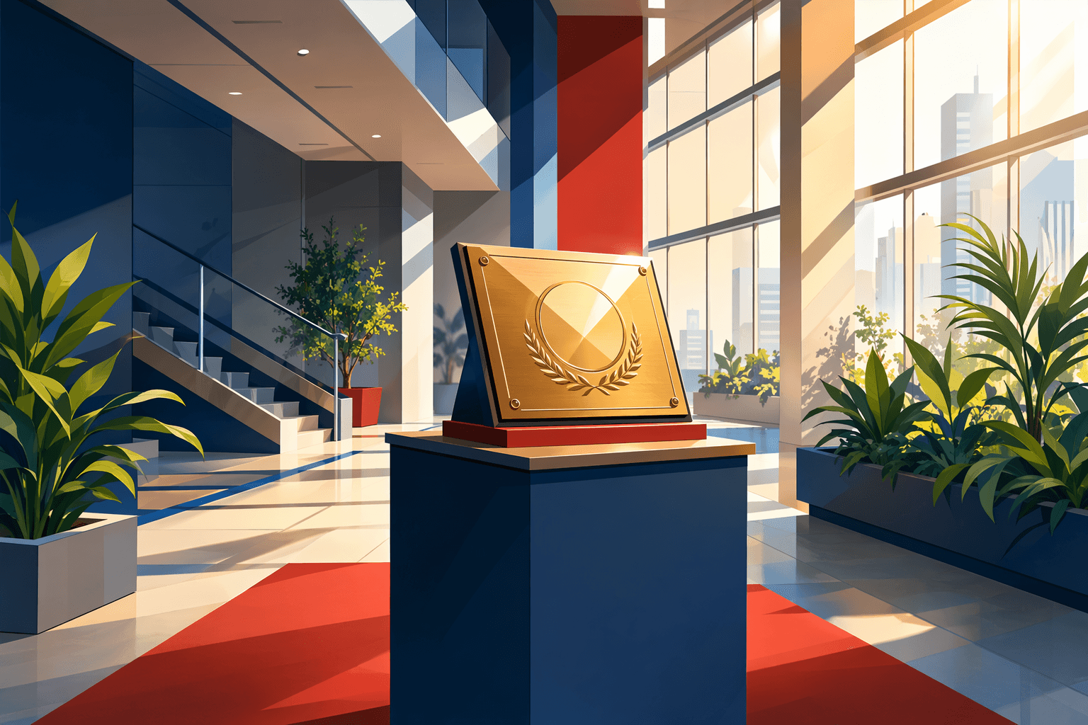 Corporate Excellence Award - illustration, Jake Team LLC