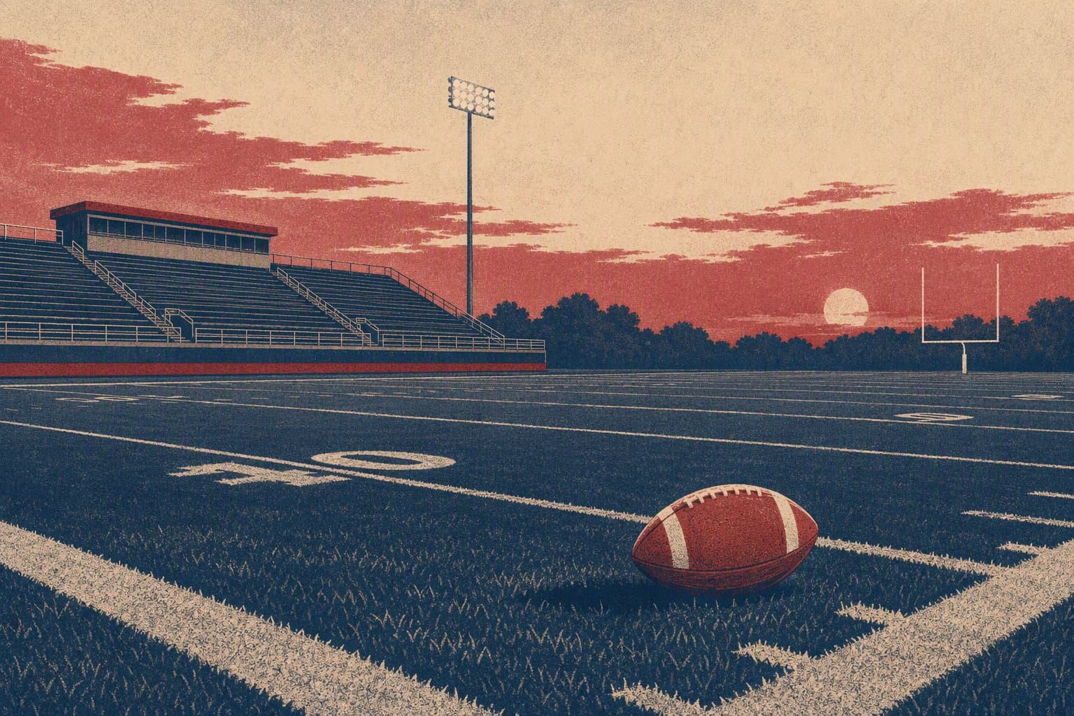 School Football Season - illustration, Jake Team LLC