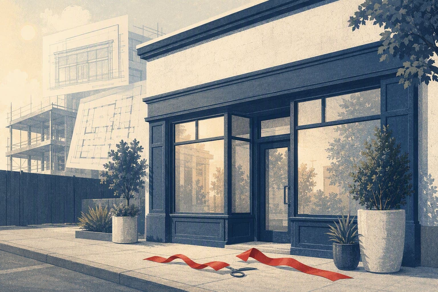 New Storefront Lease - illustration, Jake Team LLC