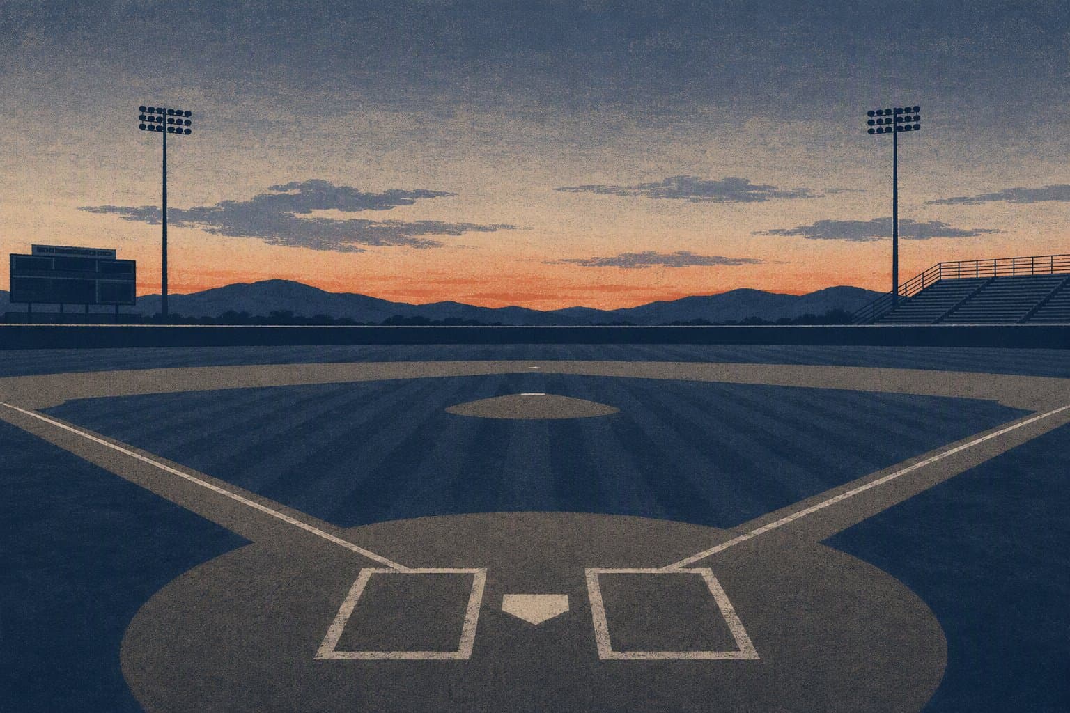 baseball stadium - illustration, Jake Team LLC