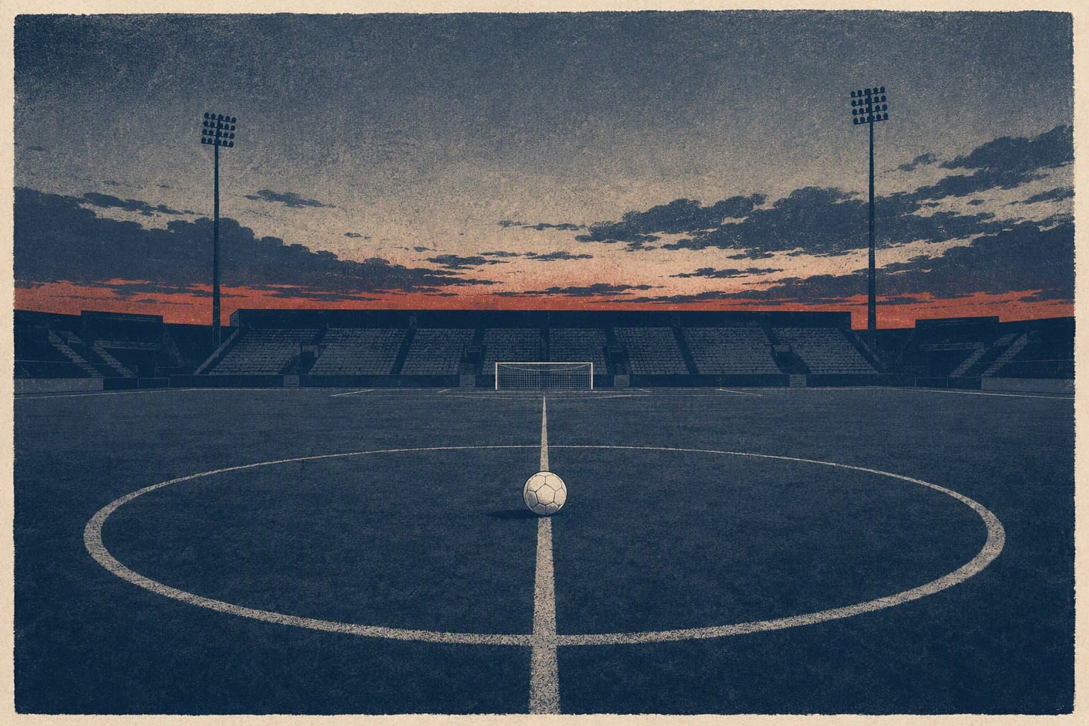 Balanced Soccer Match - illustration, Jake Team LLC