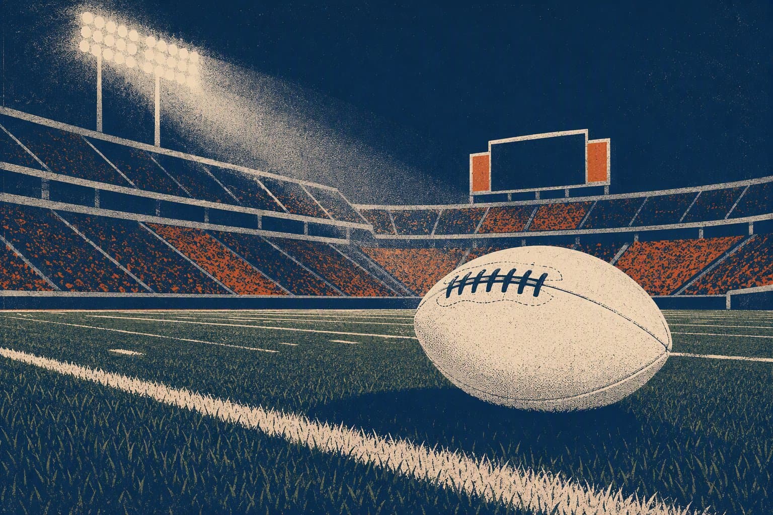 college football victory - illustration, Jake Team LLC