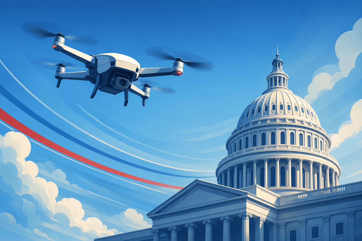 Drone Technology Innovation - illustration, Jake Team LLC