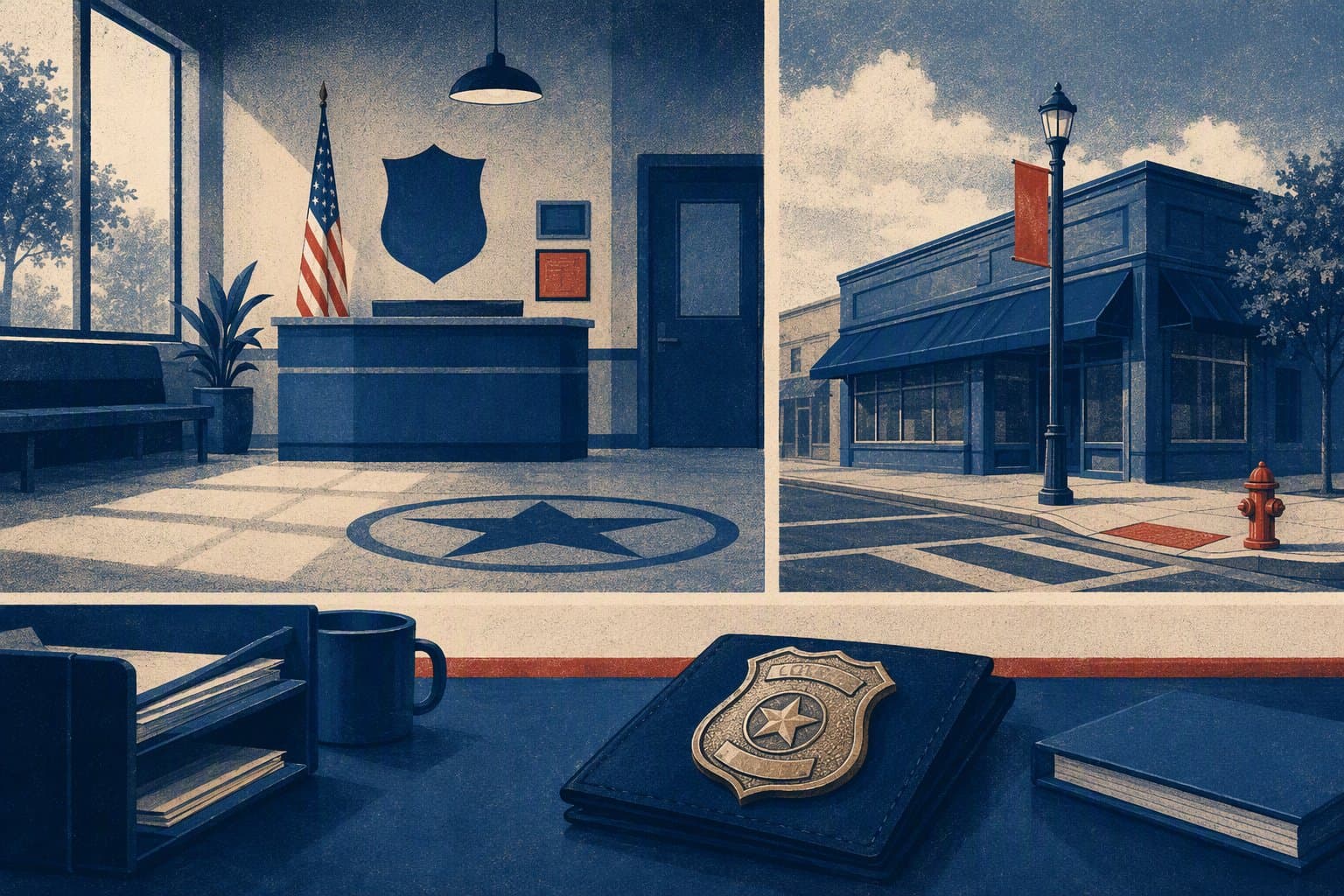 Law Enforcement Transition - illustration, Jake Team LLC