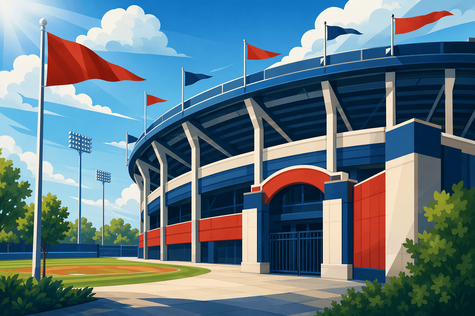 Baseball Victory - illustration, Jake Team LLC