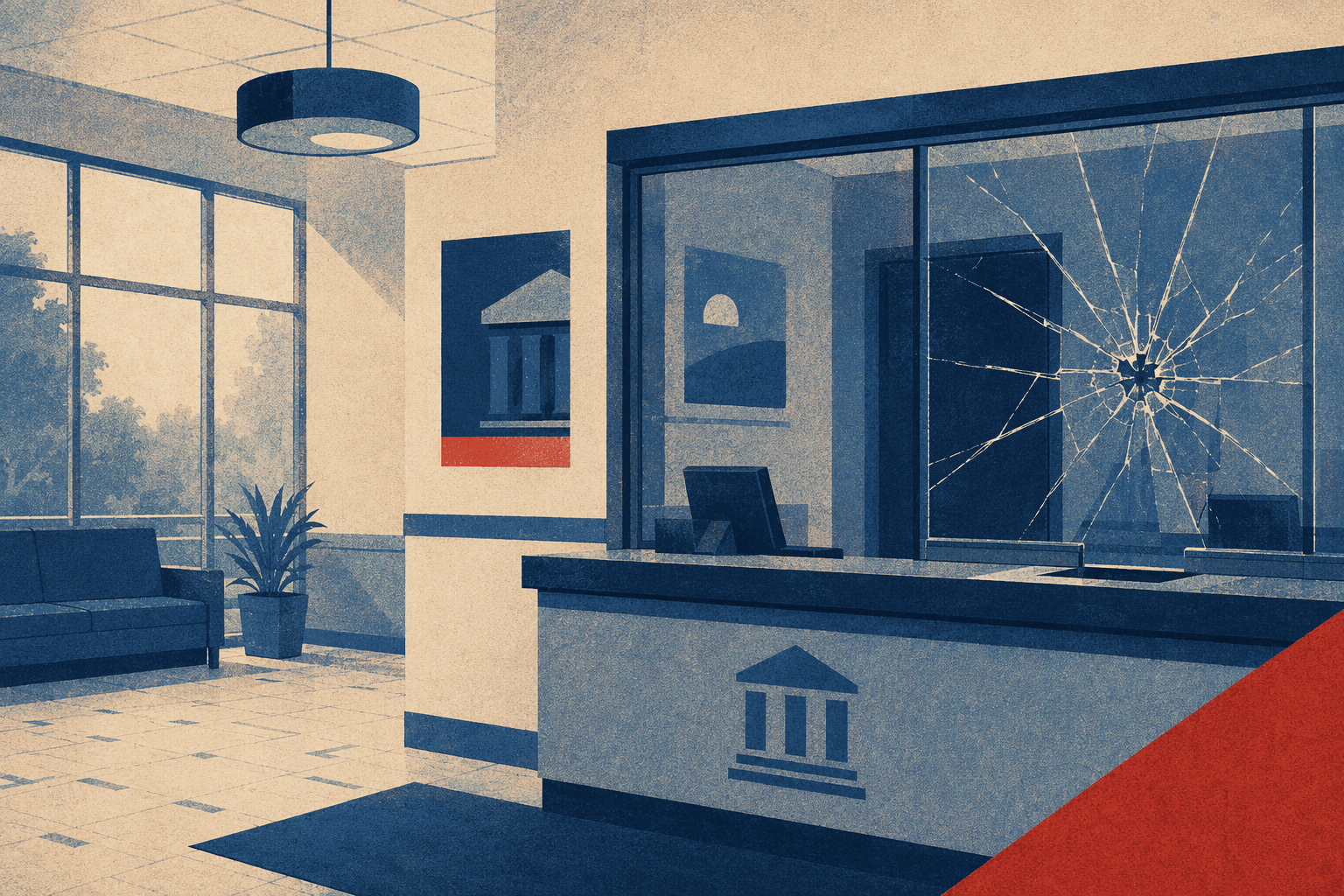 financial security breach - illustration, Jake Team LLC