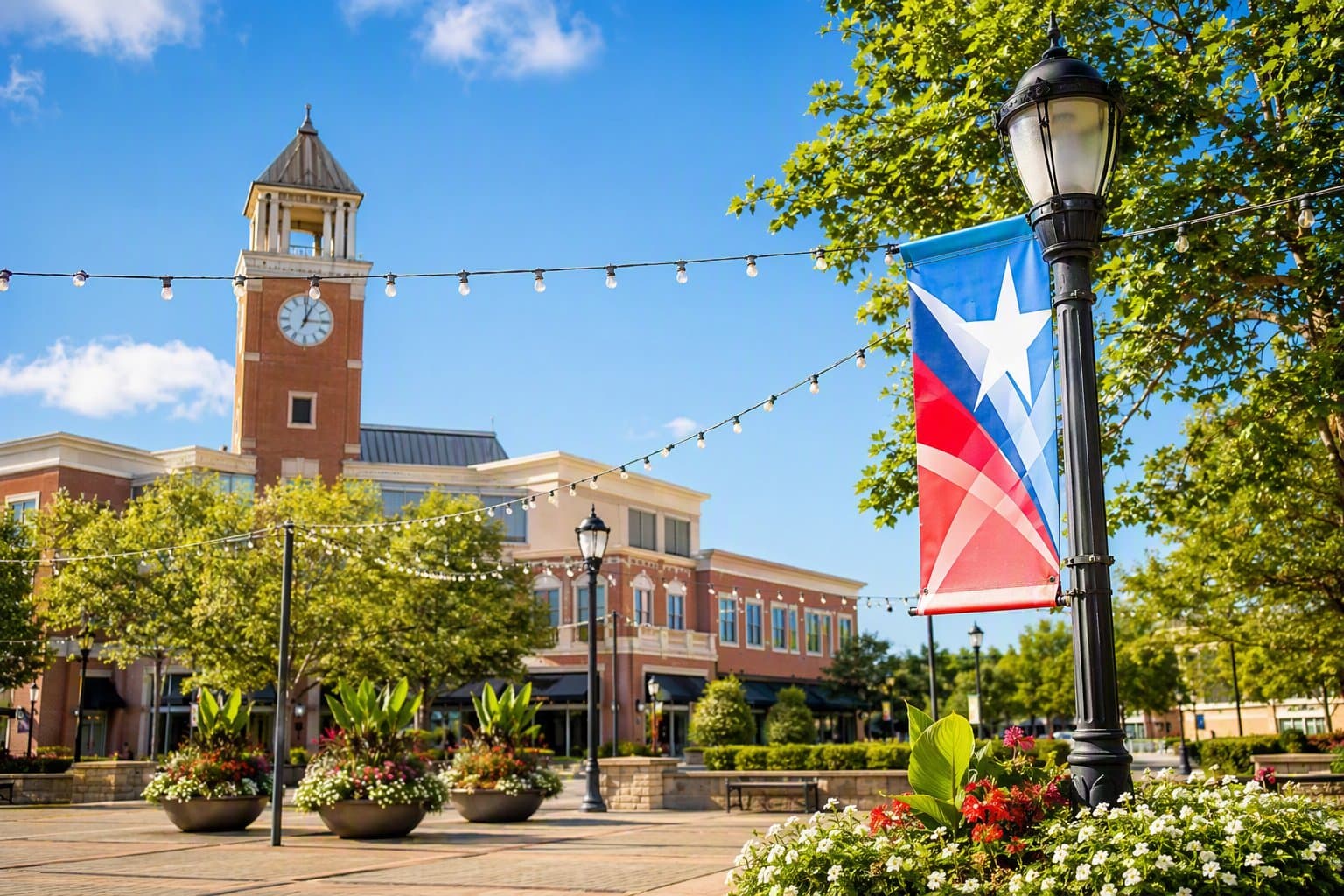 Allen town square - illustration, Jake Team LLC