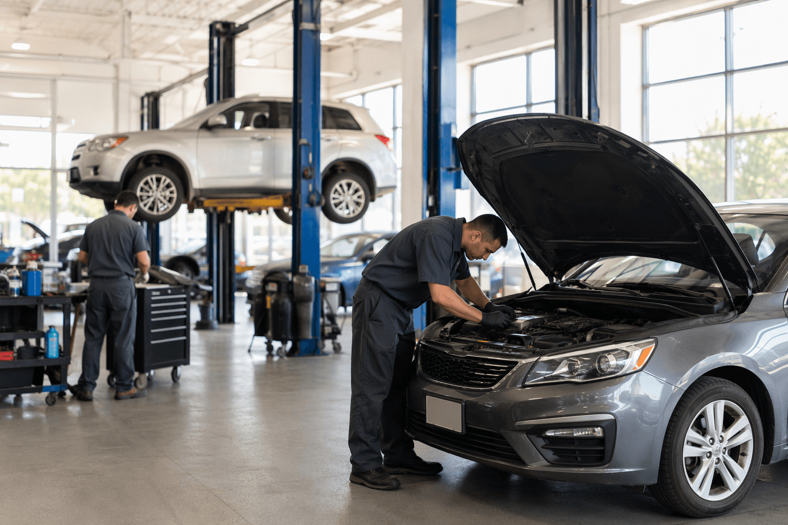 automotive service business - illustration, Jake Team LLC