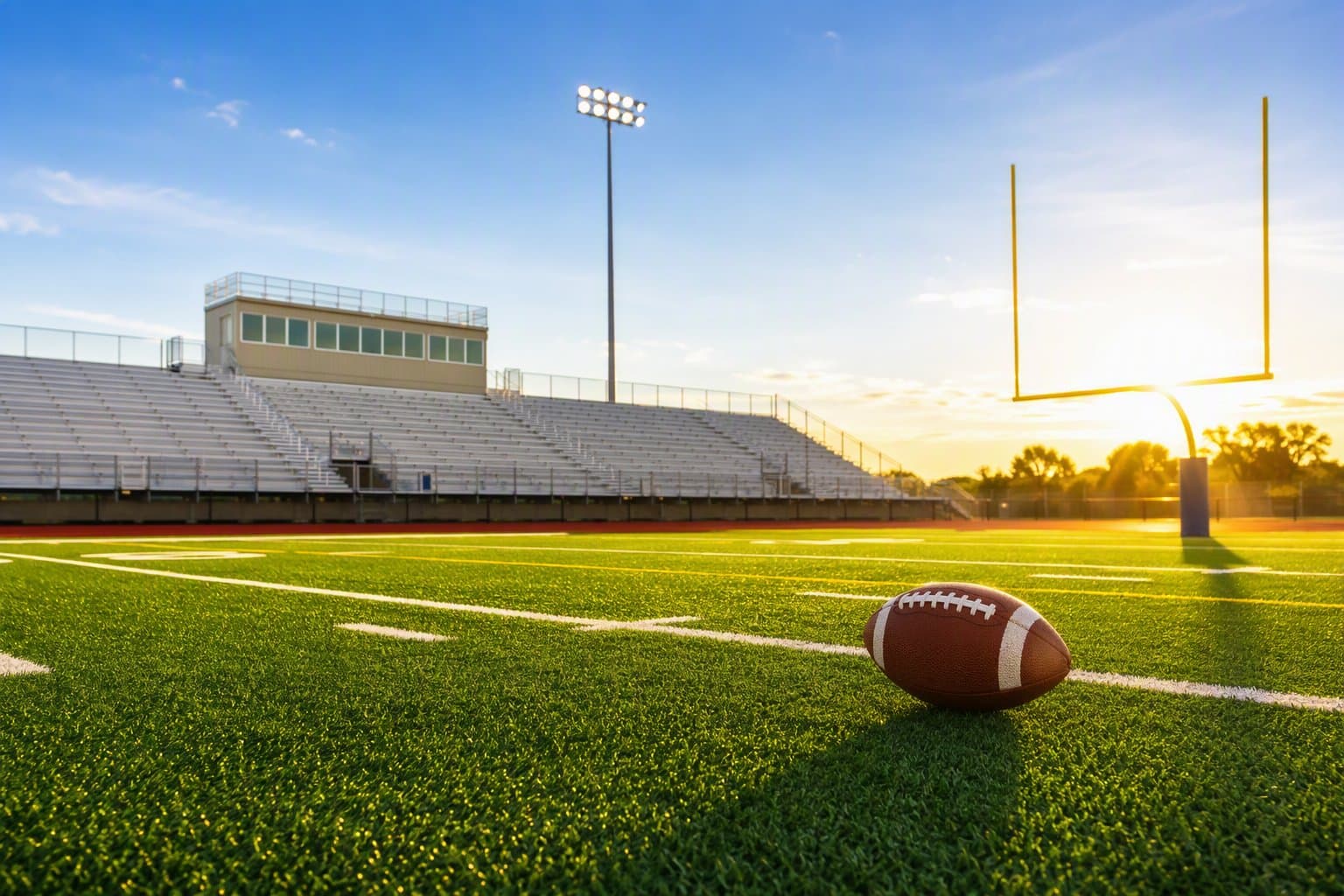 High School Football Field - illustration, Jake Team LLC
