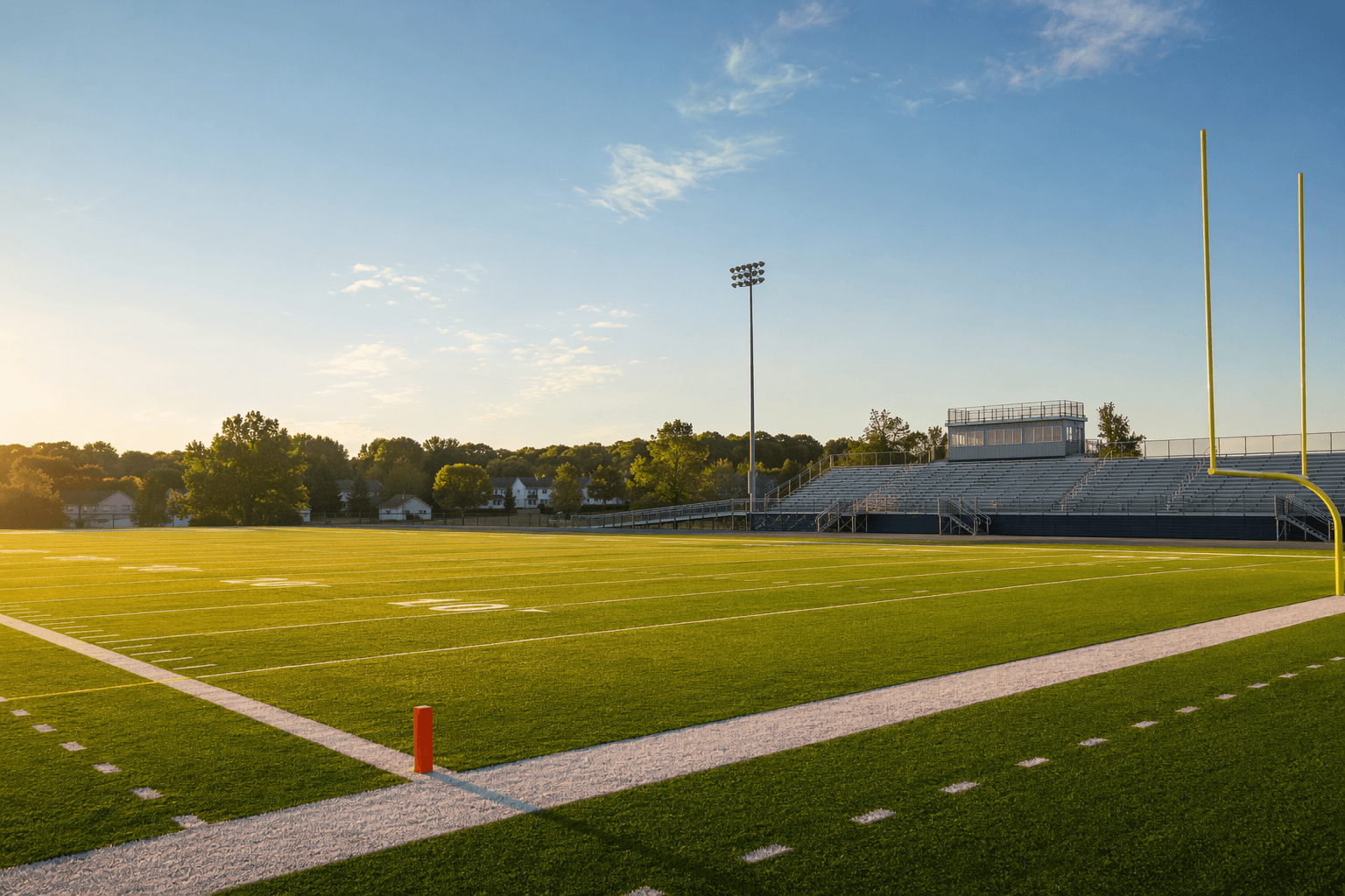 High school football community - illustration, Jake Team LLC
