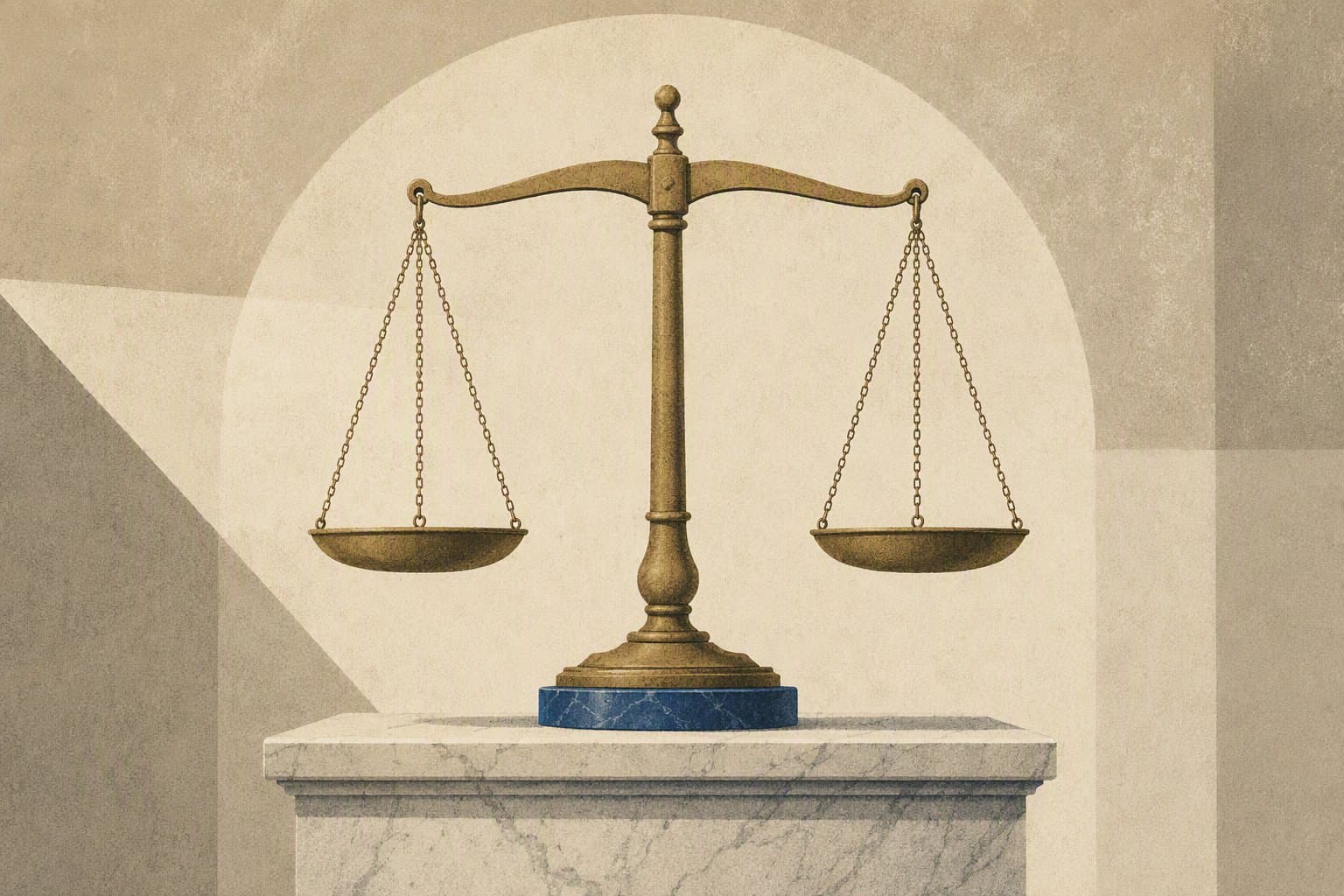 Justice scales - illustration, Jake Team LLC
