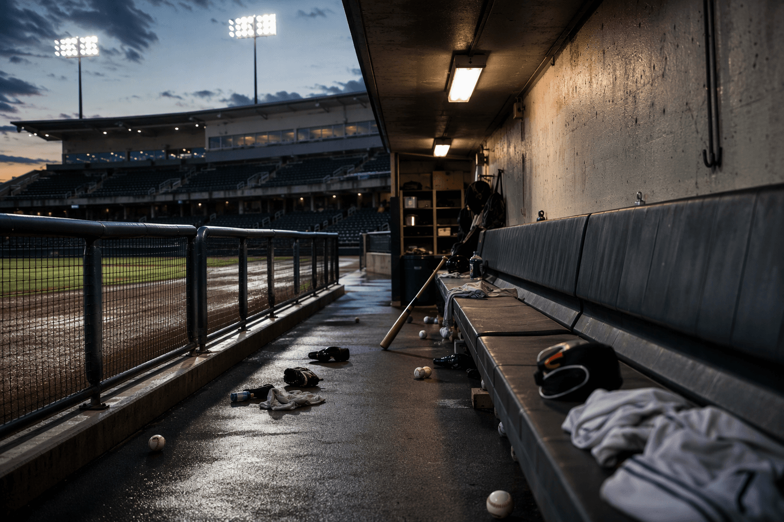 Baseball game defeat - illustration, Jake Team LLC