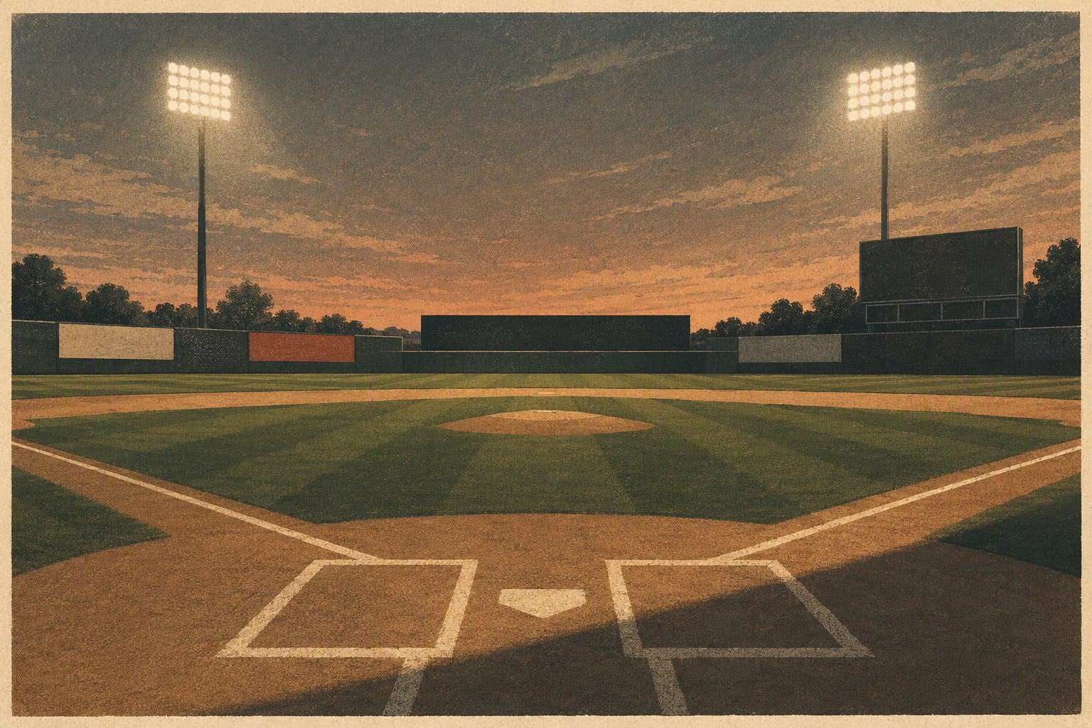 empty stadium - illustration, Jake Team LLC