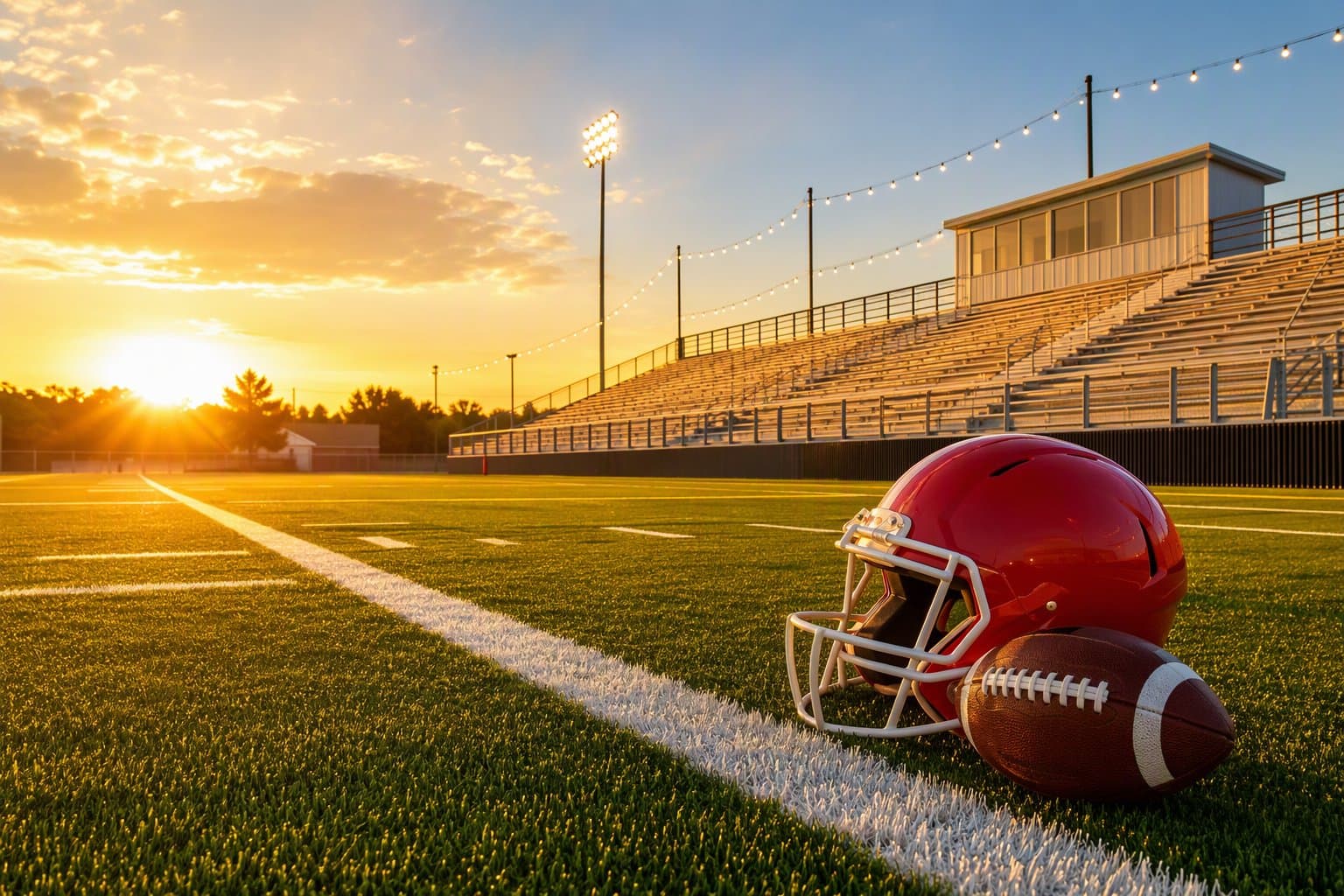 Friday Night Football - illustration, Jake Team LLC