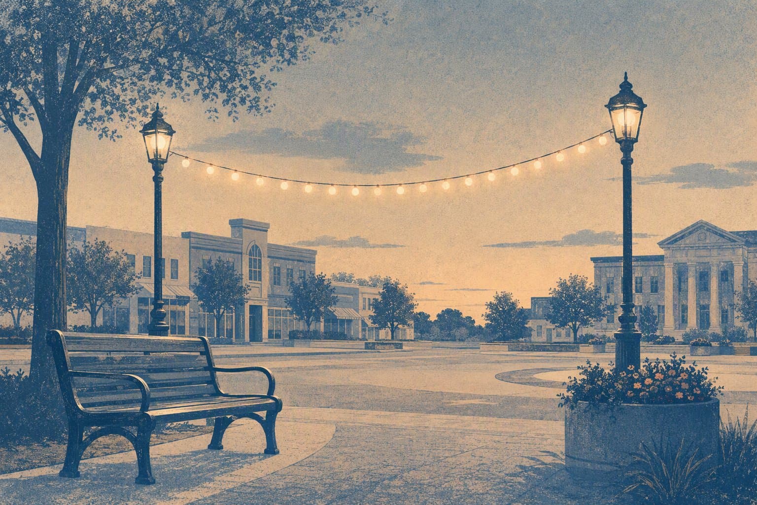 Allen Community Resilience - illustration, Jake Team LLC