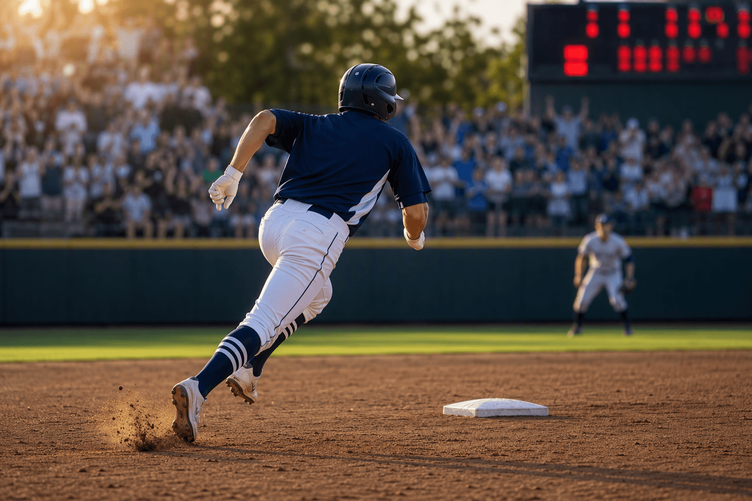 Late Baseball Rally - illustration, Jake Team LLC