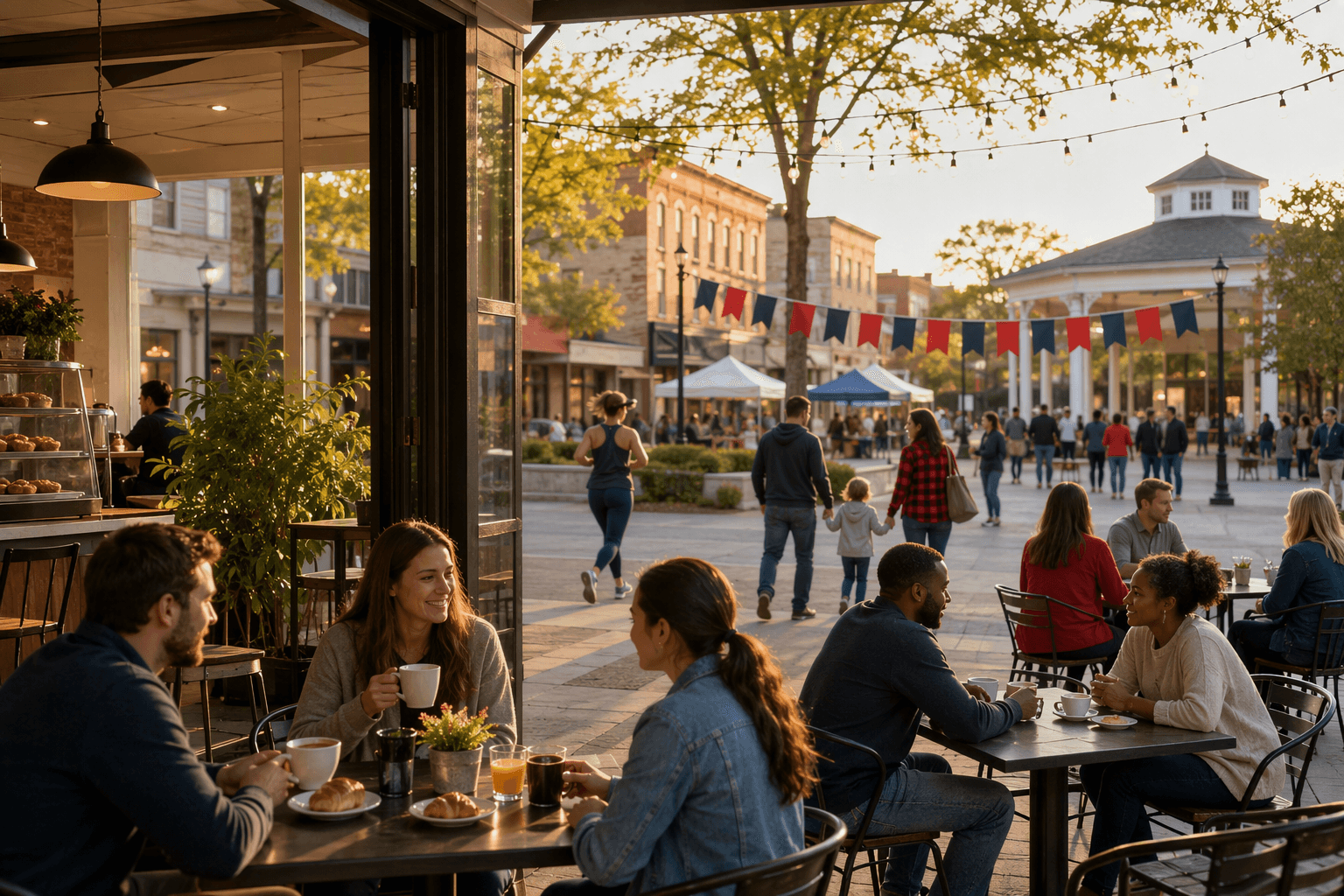 Cafe Reopening - illustration, Jake Team LLC