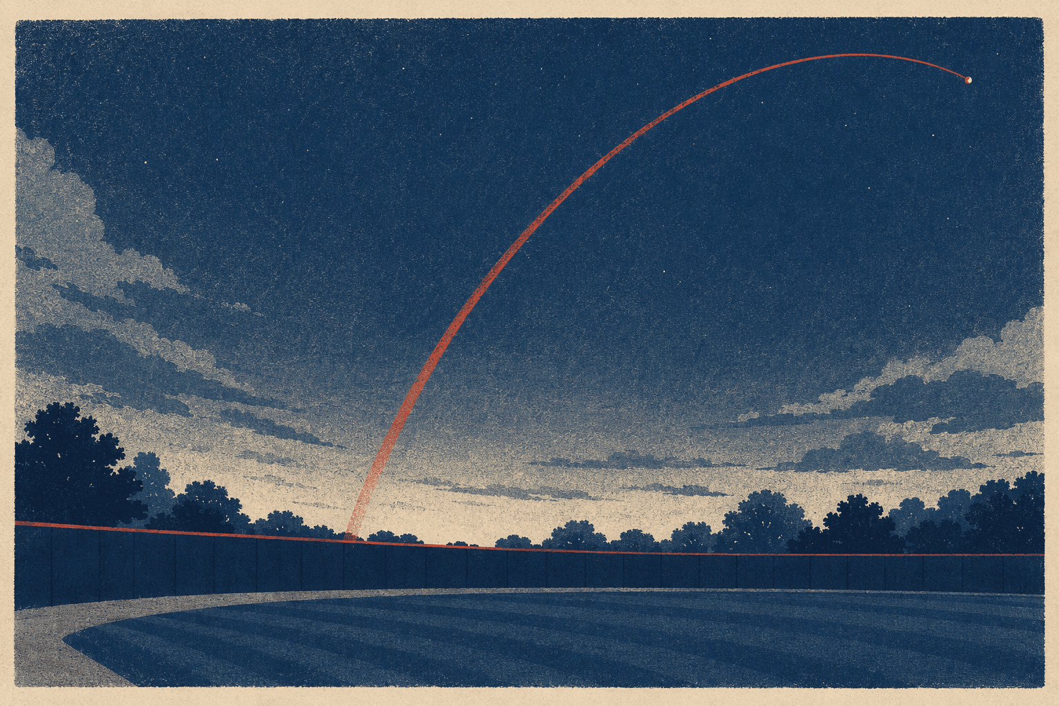 baseball home run - illustration, Jake Team LLC