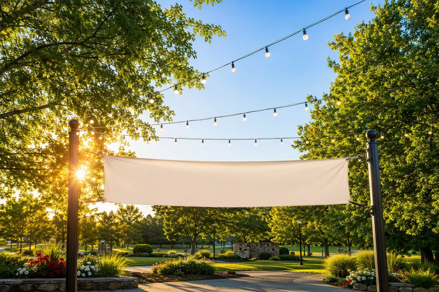 Allen festival string lights - illustration, Jake Team LLC