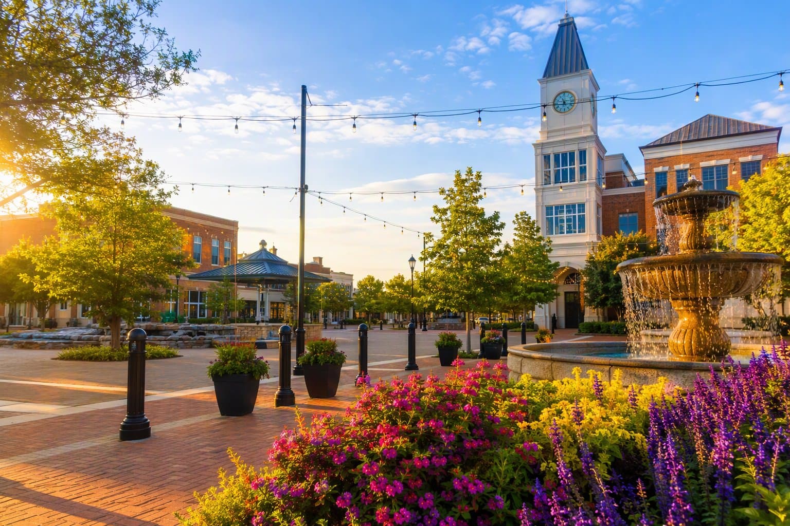 Allen town square - illustration, Jake Team LLC