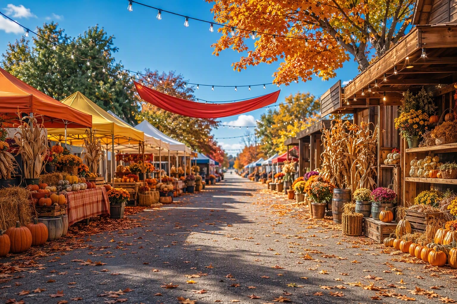 Fall Fest street fair - illustration, Jake Team LLC