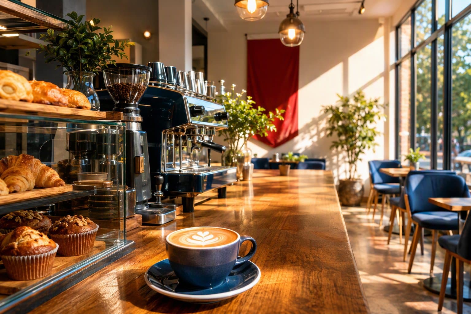 Coffee Shop Opening - illustration, Jake Team LLC
