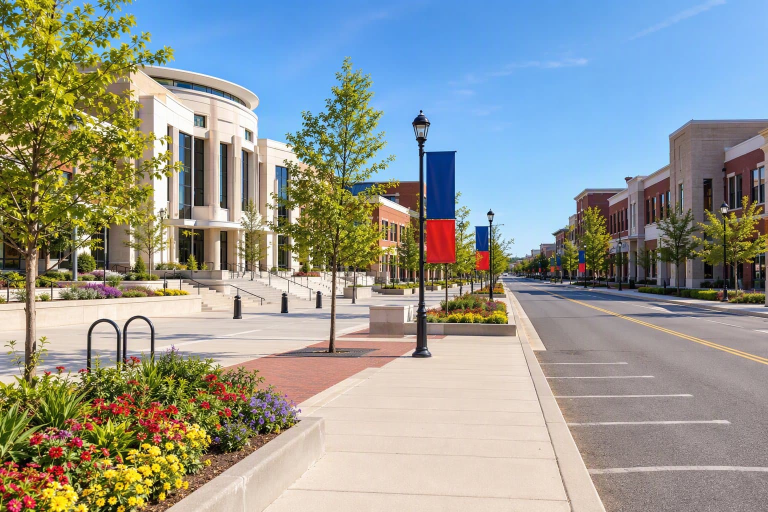 Allen Streetscape Design - illustration, Jake Team LLC