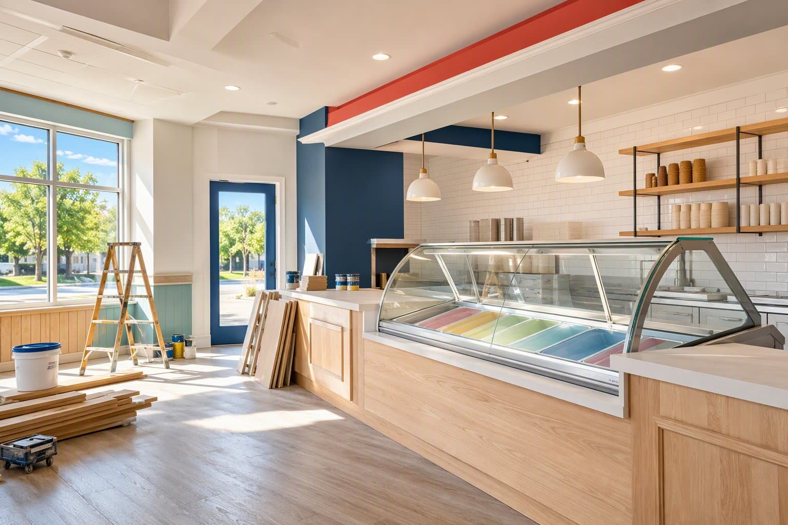 Ice Cream Shop - illustration, Jake Team LLC