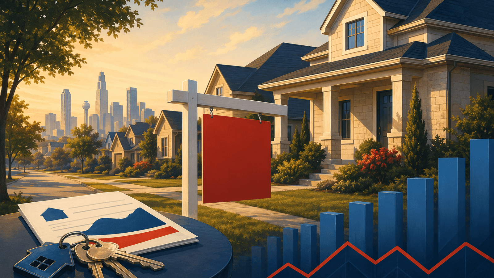 Allen housing market. Illustration: Jake Team LLC