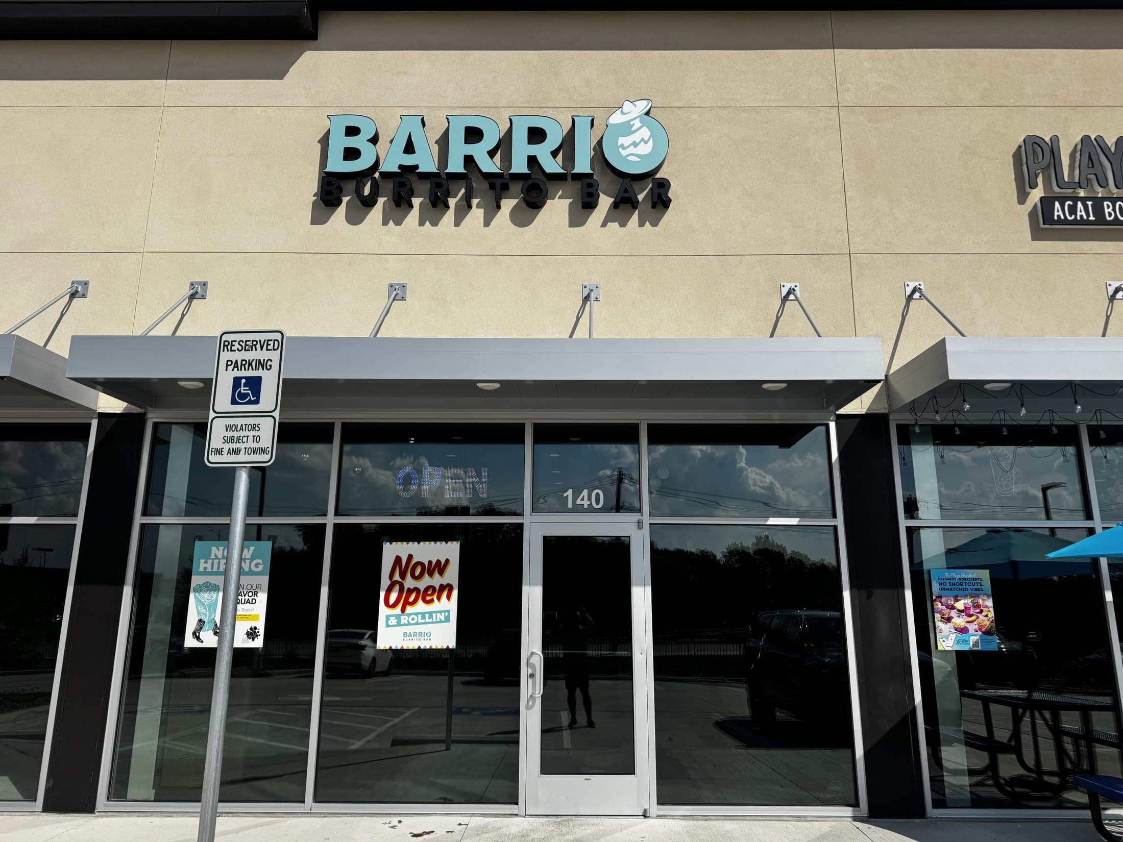 Barrio Burrito Bar's restaurant at 1480 N. Custer Road, Suite 140, in Allen. Photo courtesy of Barrio Burrito Bar