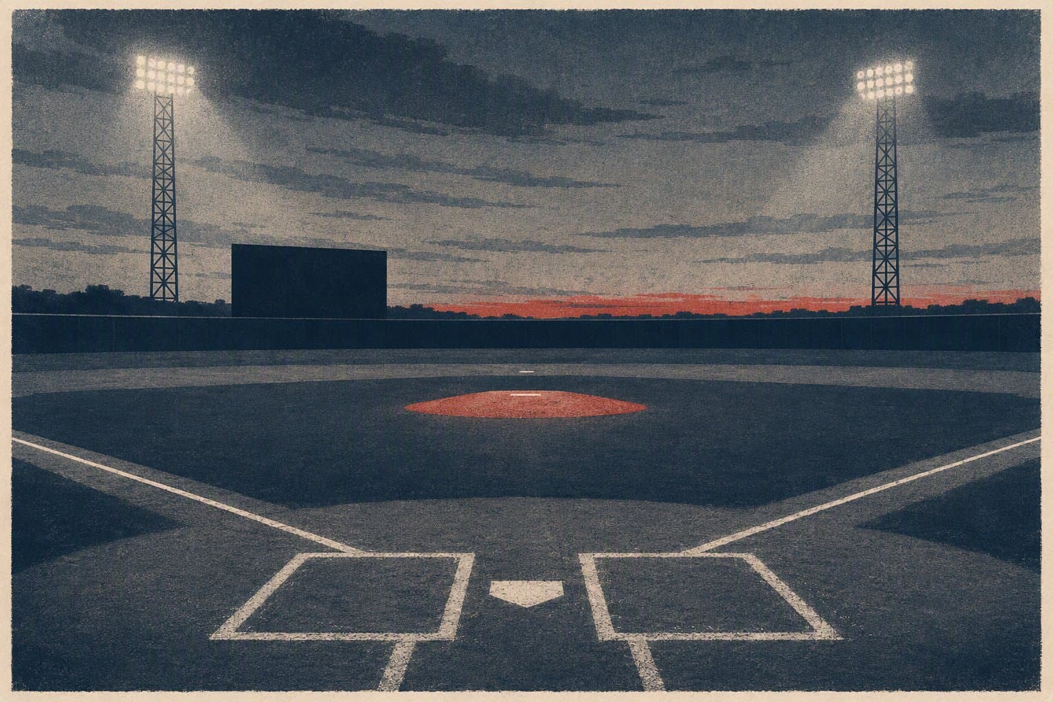 Baseball Field - illustration, Jake Team LLC