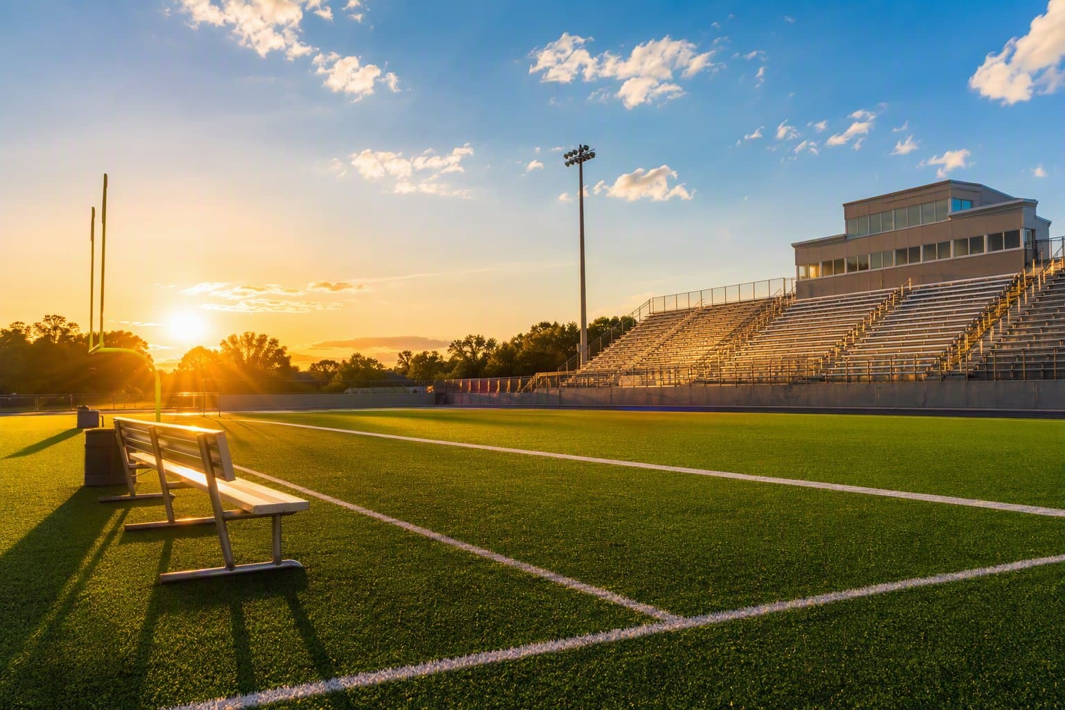 Friday night lights - illustration, Jake Team LLC