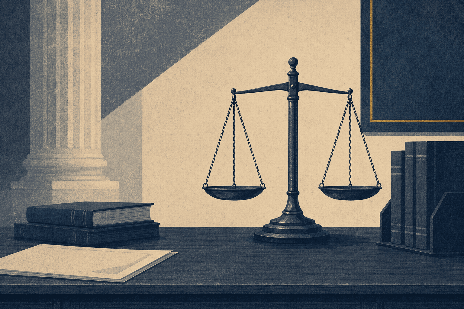 justice and accountability - illustration, Jake Team LLC